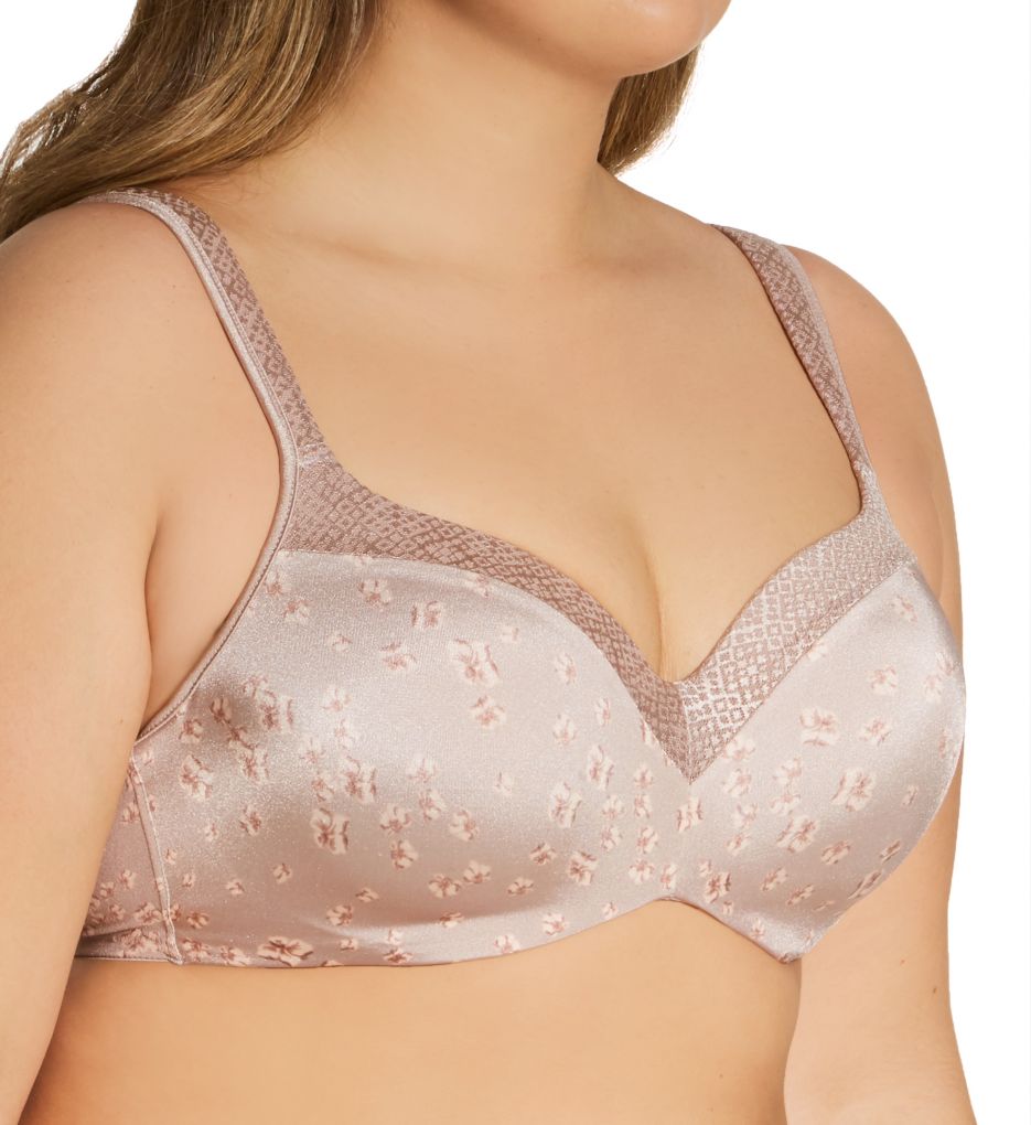 Playtex Women's Secrets Amazing Shape Balconette Underwire Bra in Tossed Floral Print | Plus Size 44C | HerRoom.com