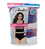 Playtex Cotton Comfort Plus Size Brief Panty - 5 Pack PLCCBF - Image 3