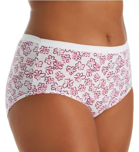 Playtex Cotton Comfort Plus Size Brief Panty - 5 Pack PLCCBF