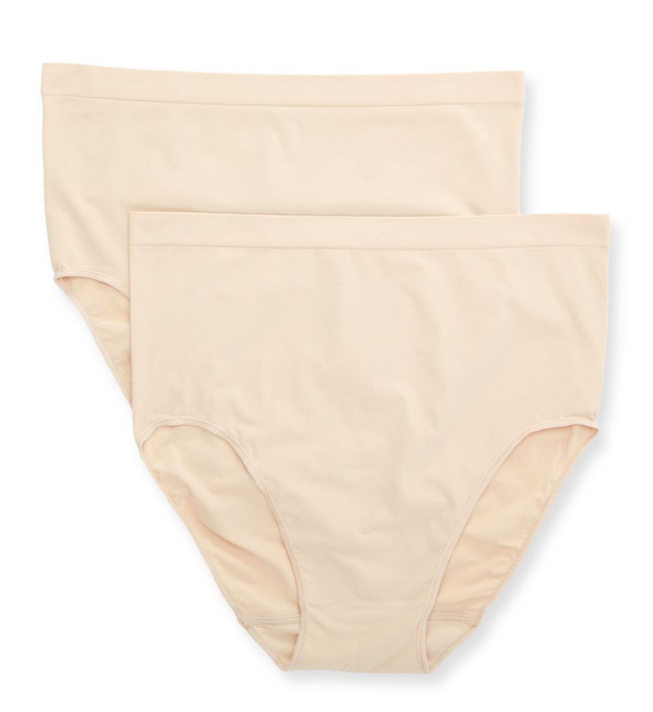 Ultra Light Brief Panty - 4 Pack Wht/PprCornGey/Wht/Blk 9 by Playtex