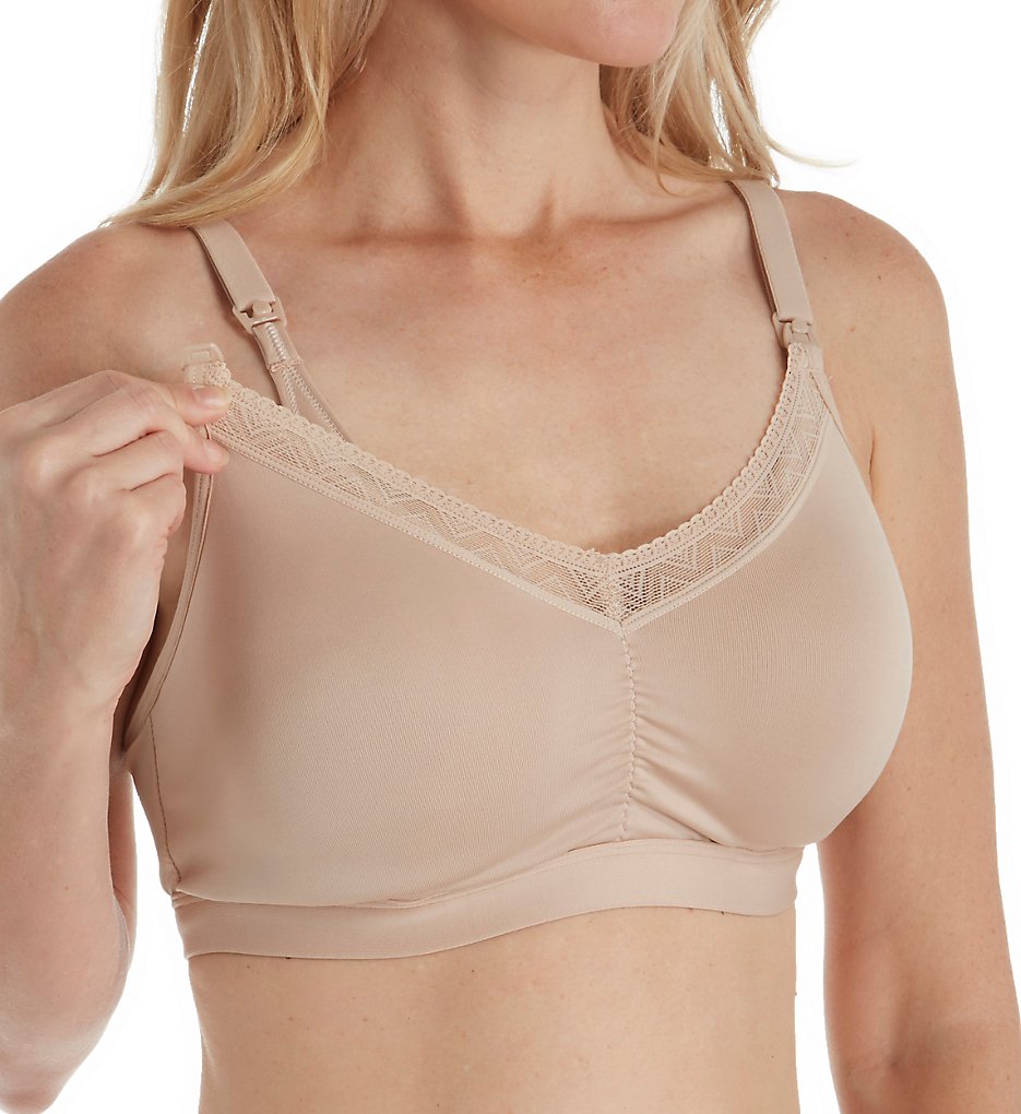Playtex US3002 Shaping Foam Wirefree Nursing Bra with Lace (Cafe Au Lait)