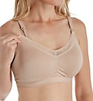 Shaping Foam Wirefree Nursing Bra with Lace