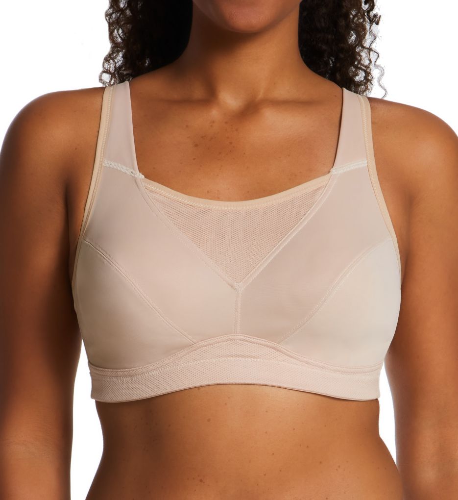 Playtex Secrets Balconette Full-Figure Wireless Bra Taupe 40DDD Women's 