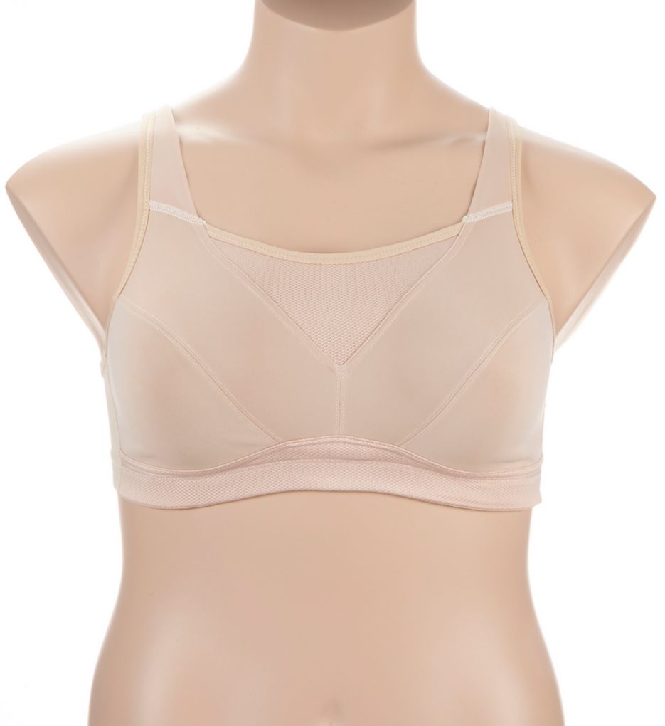 Playtex Bounce Control Wire Free Sports Bra Taupe 42C  - Image 1