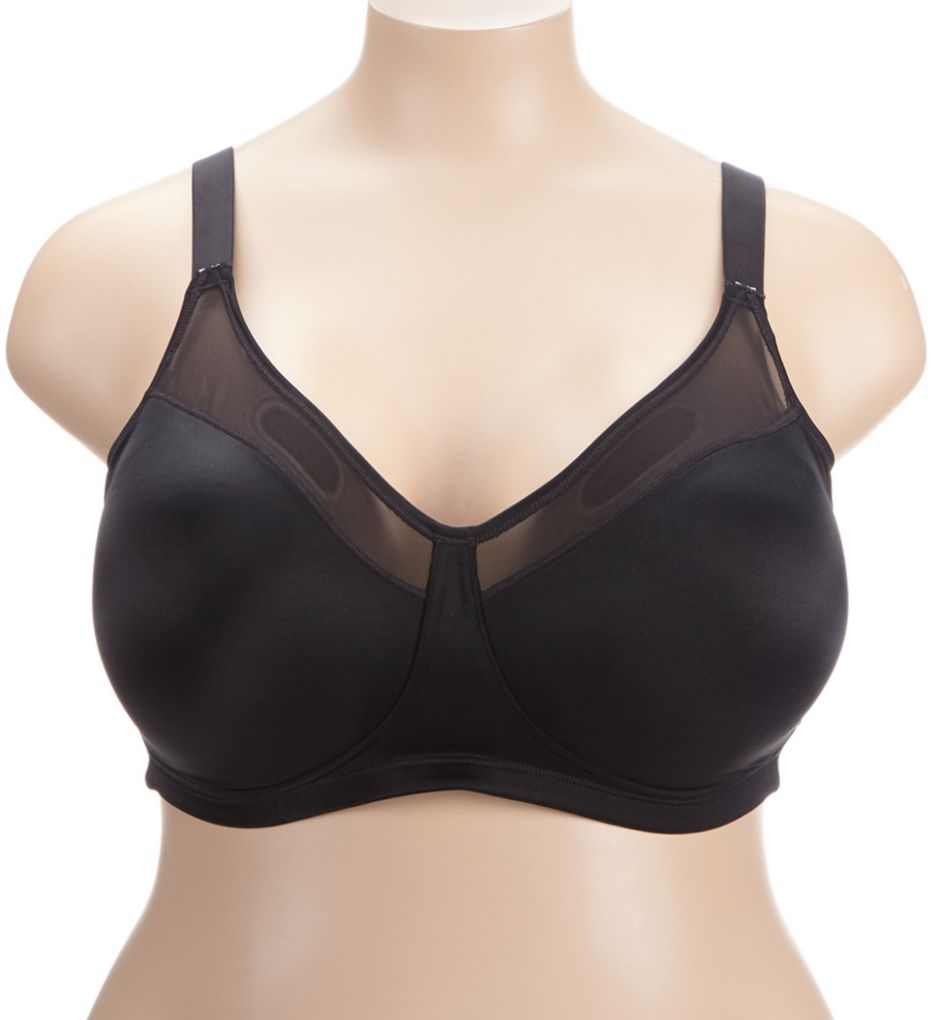 18 Hour Smoothing Minimizer Wirefree Bra Black 36D