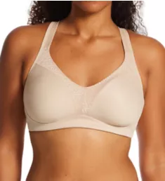 18 Hour Bounce Control Wirefree Bra Taupe 36D