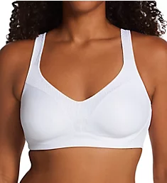 18 Hour Bounce Control Wirefree Bra White 36C