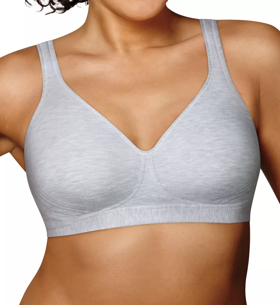 18 Hour Ultimate Lift and Support Wirefree Bra Grey Heather 42B