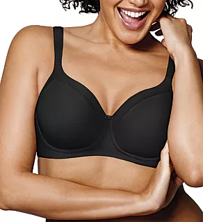 Shape Lined Balconette Wirefree Bra Black 36C