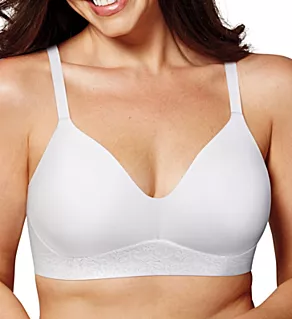 Comfort Flex Fit Ultra Soft Wirefree Bra White S