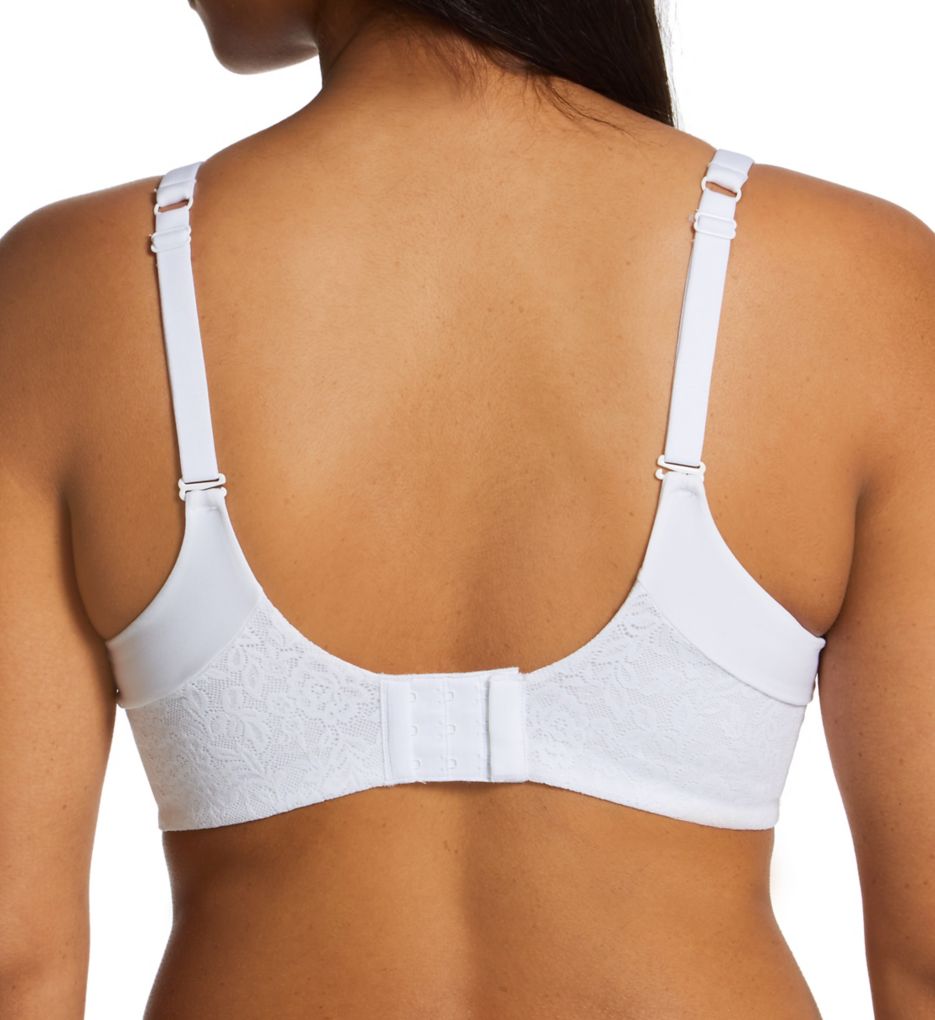 PLAYTEX Womens Comfort Flex Fit Minimizer Underwire Bra, XL, White