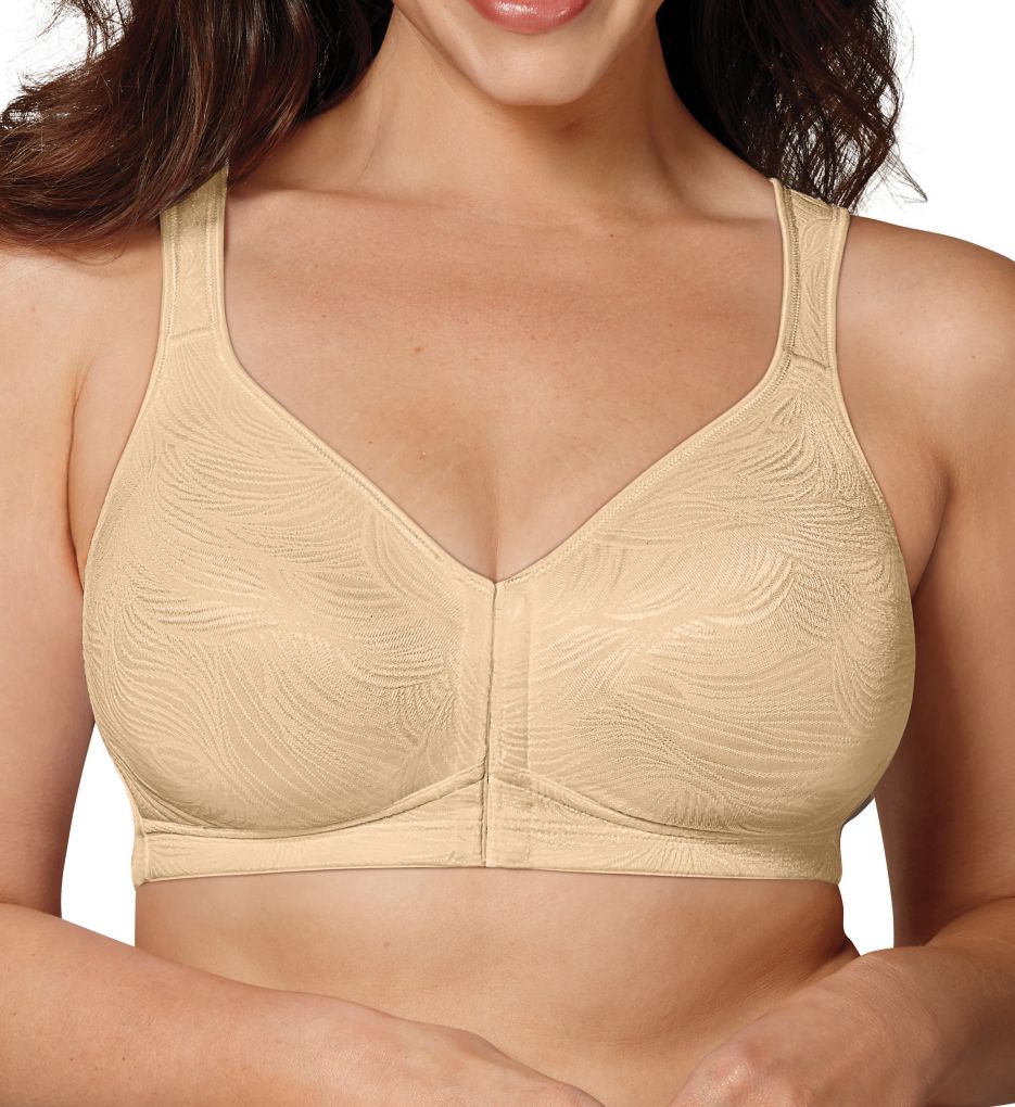 Playtex Women's 18 Hour Front Close Wirefree Back Support Posture Full  Coverage Bra #E525, Nude, 36B : : Clothing, Shoes & Accessories