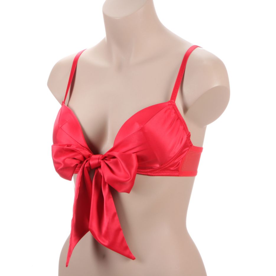 Pour Moi? All Wrapped Up Front Fastening Bow Padded Bra - Belle