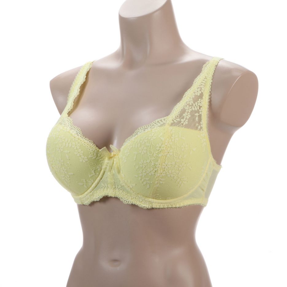 Women's Pour Moi 14800 Flora Lightly Padded Underwire Bra (Yellow