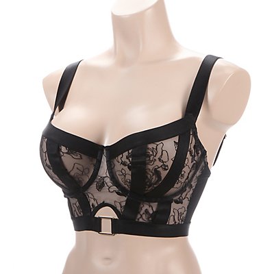India Embroidery Underwire Bustier Bra