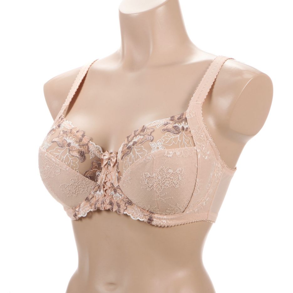 Sophia Lace Embroidered Side Support Bra