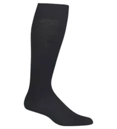 Solid Rib Pima Over The Calf Dress Sock Blk O/S