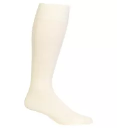 Solid Rib Pima Over The Calf Dress Sock NAT O/S