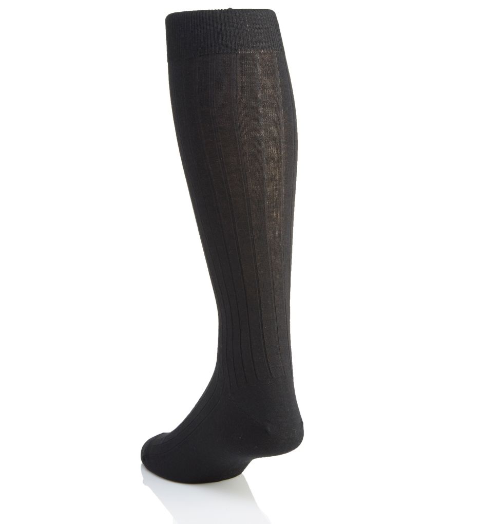 Solid Rib Pima Over The Calf Dress Sock