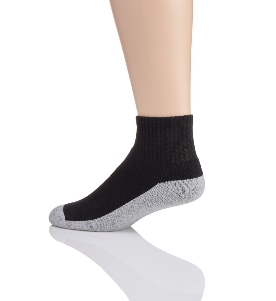 Golf Classic Cotton Stretch Cushioned Quarter Sock