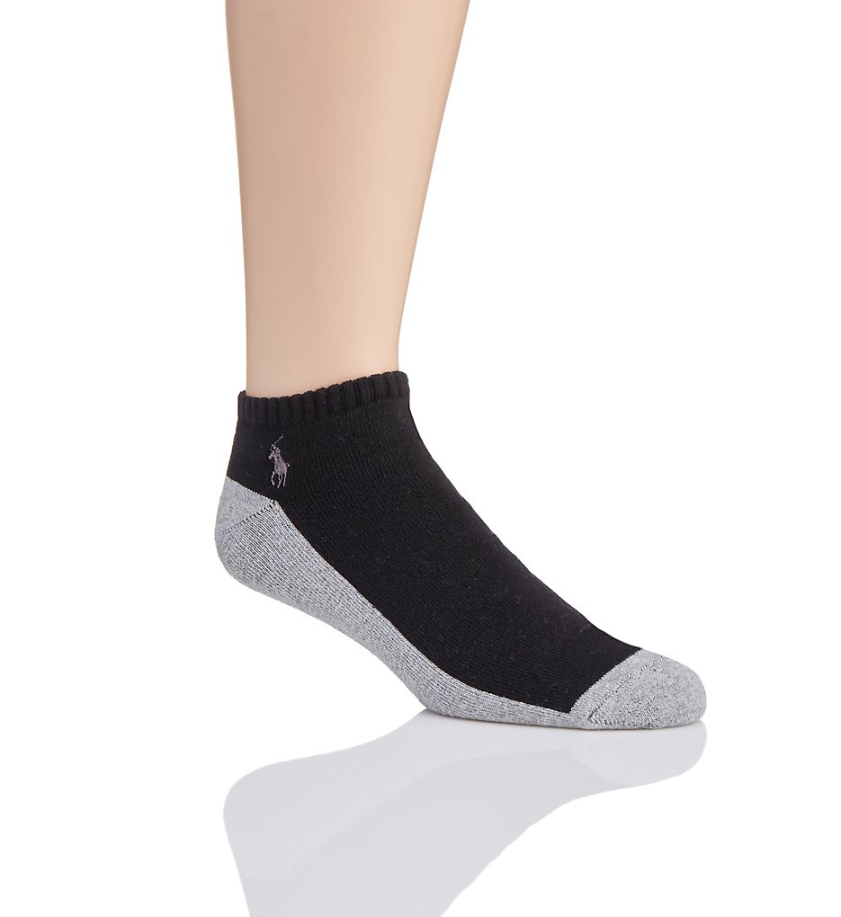 Polo Ralph Lauren 80101PG Golf Classic Cotton Stretch Low Cut Liner (Black)