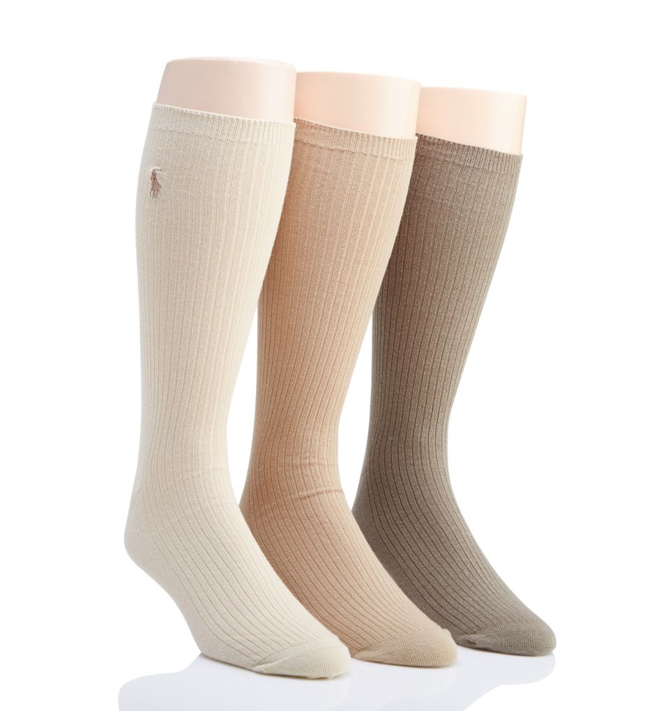 Big and Tall Non-Elastic Crew Socks - 3 Pack-gs