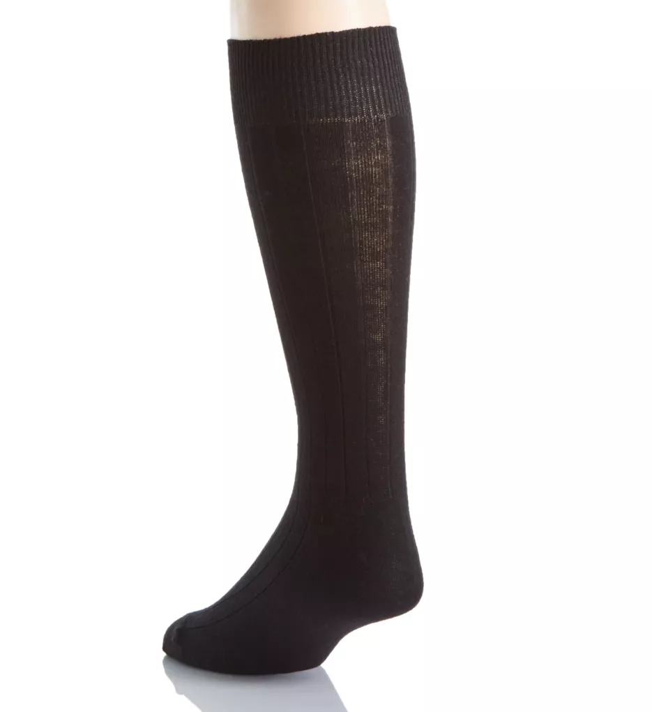 Merino Wool Dress Socks - 3 Pack BLK O/S