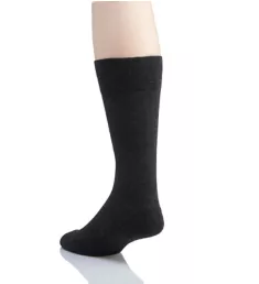 Viscose Rib Crew Socks with Arch Support - 3 Pack