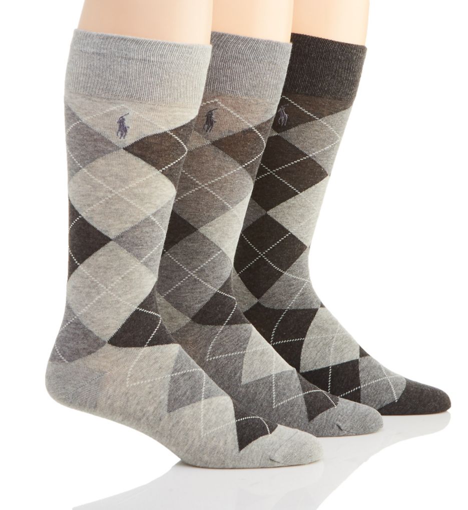 Classic Argyle Cotton Socks - 3 Pack-gs