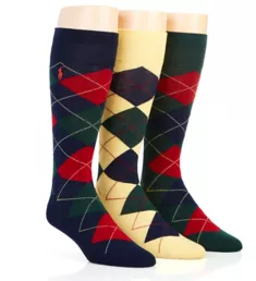 Classic Argyle Cotton Socks - 3 Pack