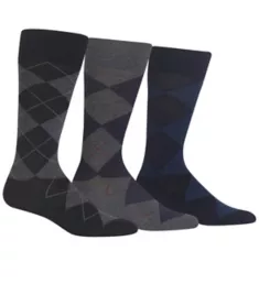 Big and Tall Classic Argyle Cotton Socks - 3 Pack 98as XL