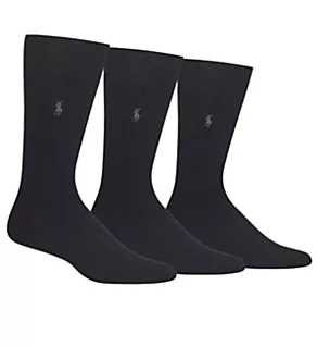 Casual Dress Ribbed Socks 3-Pack BLK O/S