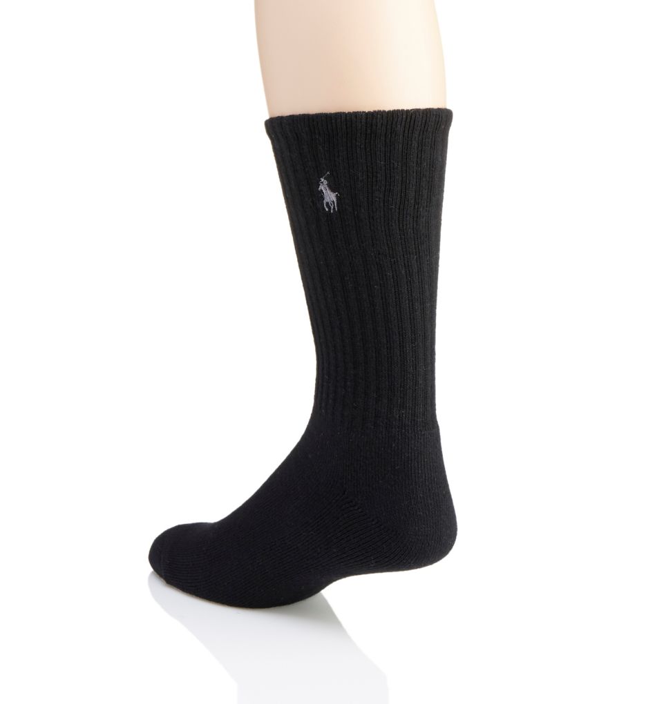 Rib Cuff Crew Socks - 6 Pack