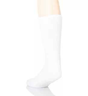Golf Classic Crew Socks - 3 Pack WHT O/S