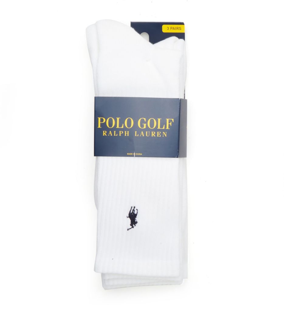 Golf Classic Crew Socks - 3 Pack-fs