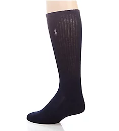 Performance Solid Cotton Crew Sock - 6 Pack