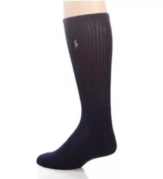 Performance Solid Cotton Crew Sock - 6 Pack