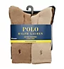 Polo Ralph Lauren Performance Solid Cotton Crew Sock - 6 Pack 821480 - Image 1