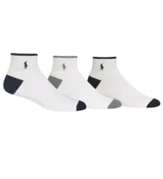 Cushioned Cotton 1/4 Top Socks - 3 Pack