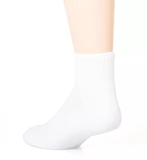 Golf Classic Quarter Socks - 3 Pack wht O/S