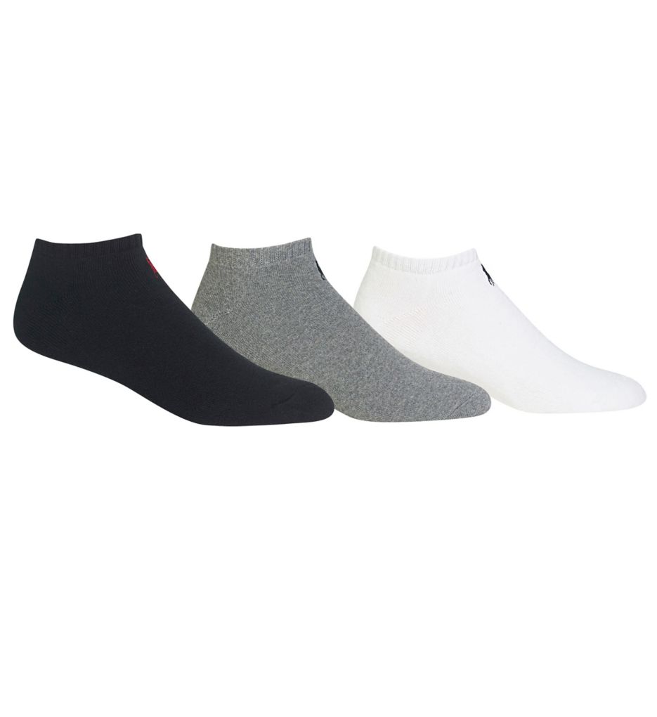 Golf Classic Cotton Stretch Low Cut Socks 3 Pack Assor O S