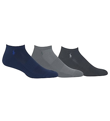 Polo Ralph Lauren Tech Athletic Low Profile Socks - 3 Pack