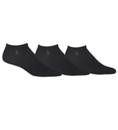 Cotton Ghost Low Cut Socks - 3 Pack BLK O/S