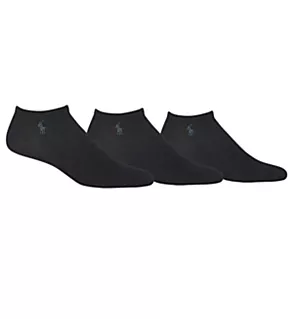 Cotton Ghost Low Cut Socks - 3 Pack BLK O/S