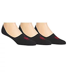 No Show Liner With Arch Support - 3 Pack BLK O/S