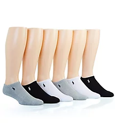 Cushioned Cotton Low Cut Socks - 6 Pack Ghast O/S