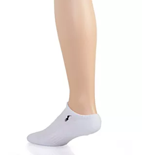 Cushioned Cotton Low Cut Socks - 6 Pack White O/S