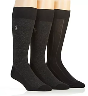 Super Soft Dress Socks - 3 Pack Black O/S