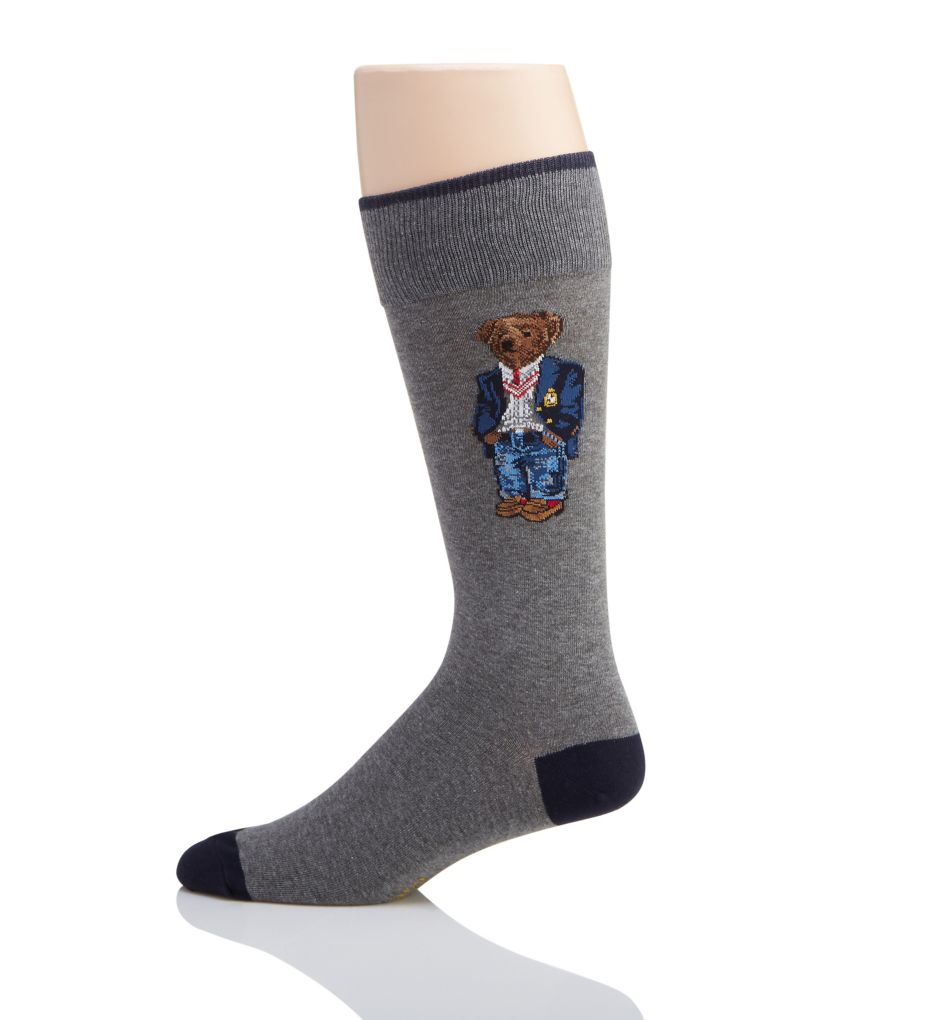 Blazer Bear & Crest Slack Sock-cs1