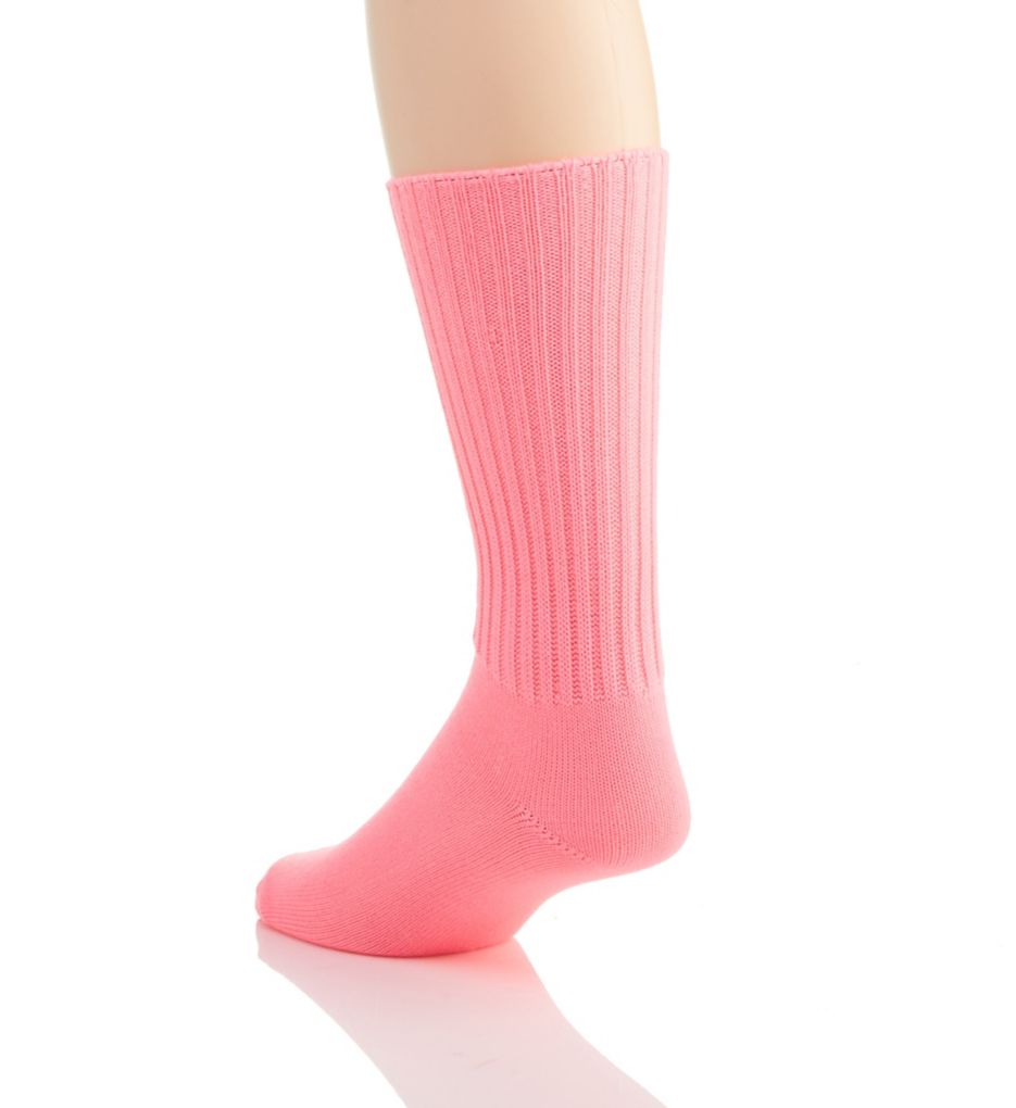 Neon Slouchy Crew Sock